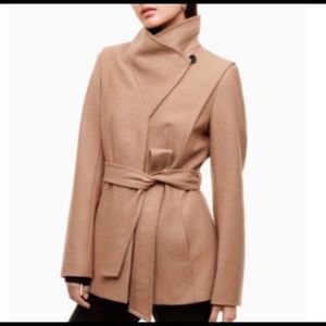 Aritzia Babaton Cashmere Wool coat XXS